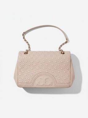 👛Tory Burch Fleming Soft Convertible Shoulder Bag – Shell Pink